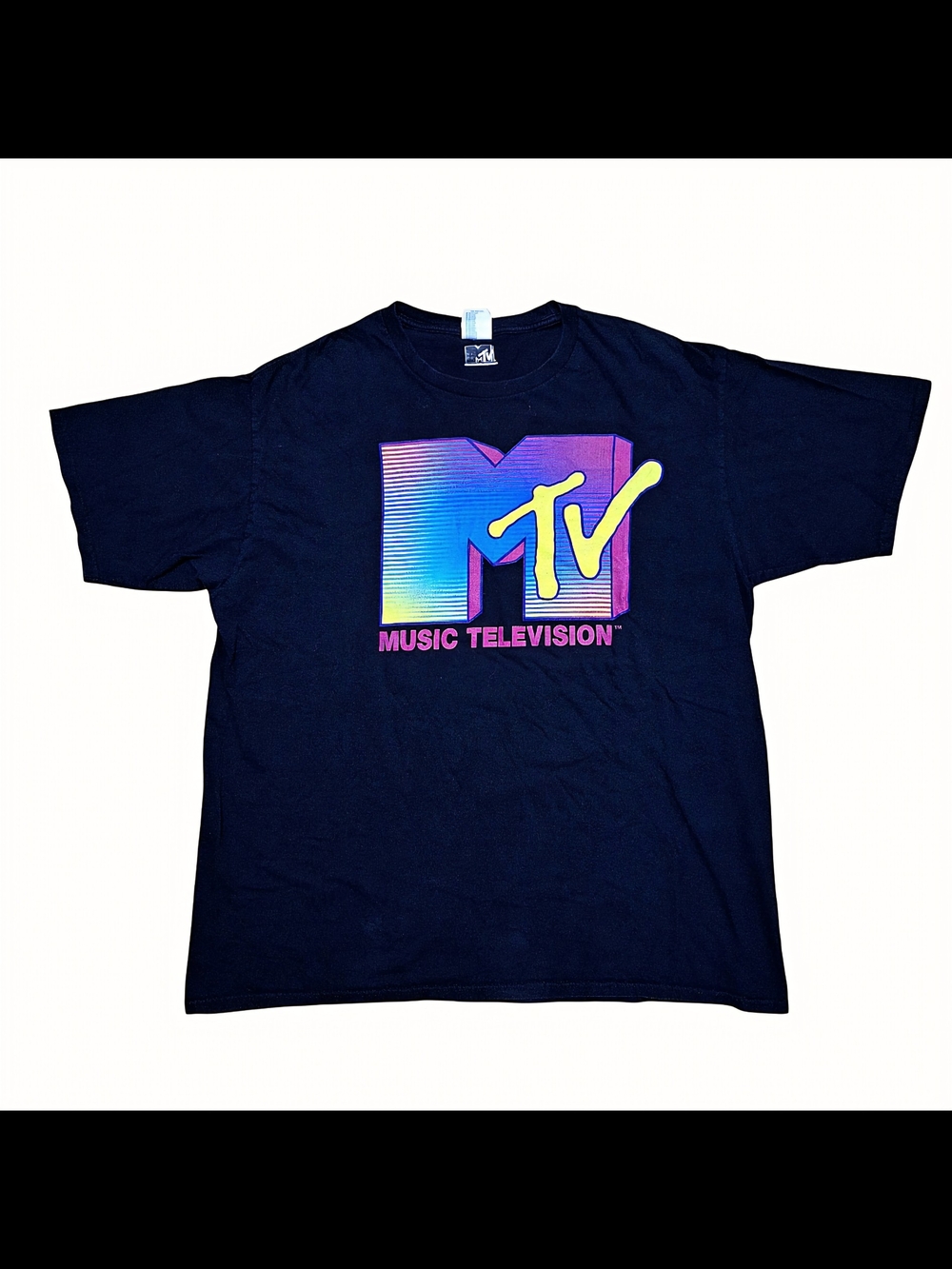 Black MTV Graphic Tee - XL